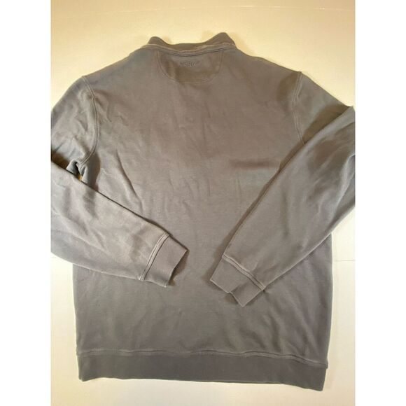 Straight Down Mens 1/4 Zip Long Sleeve Collared Pullover Golf Sweatshirt Medium - Picture 7 of 9